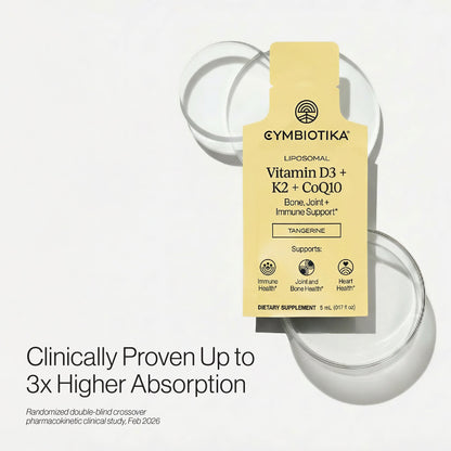 Liposomal Vitamin D3 + K2 + CoQ10